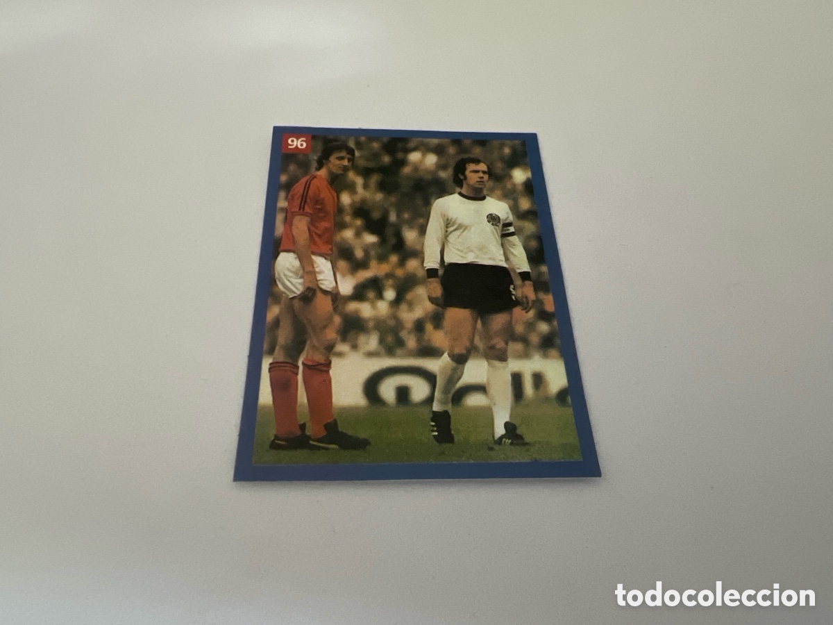 Figurine di Calcio: 1994 CRUYFF V BECKENBAUER N&ordm; 96 MUNDO DEPORTIVO SIN PEGAR