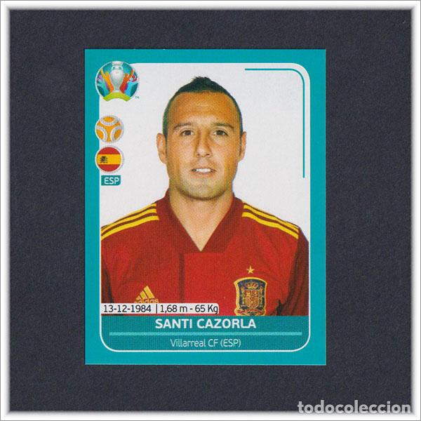 Cromos de f&uacute;tbol: UEFA EURO PREVIEW 2020 PANINI SANTI CAZORLA 18 ESPA&Ntilde;A CROMO EUROCOPA STICKER ALBUM F&Uacute;TBOL COLECCI&Oacute;N