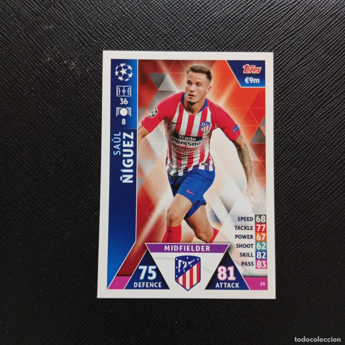 Cromos de Futebol: 29 &Ntilde;IGUEZ AT MADRID TOPPS MATCH ATTAX 2018 2109 FUTBOL CROMO 18 19 - A138 PG307