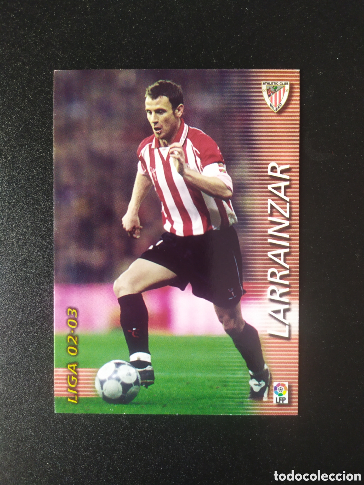 Cromos de Futebol: Megafichas 2002 2003 02 03 panini Larrainzar n&ordm; 23 Athletic Bilbao megacracks