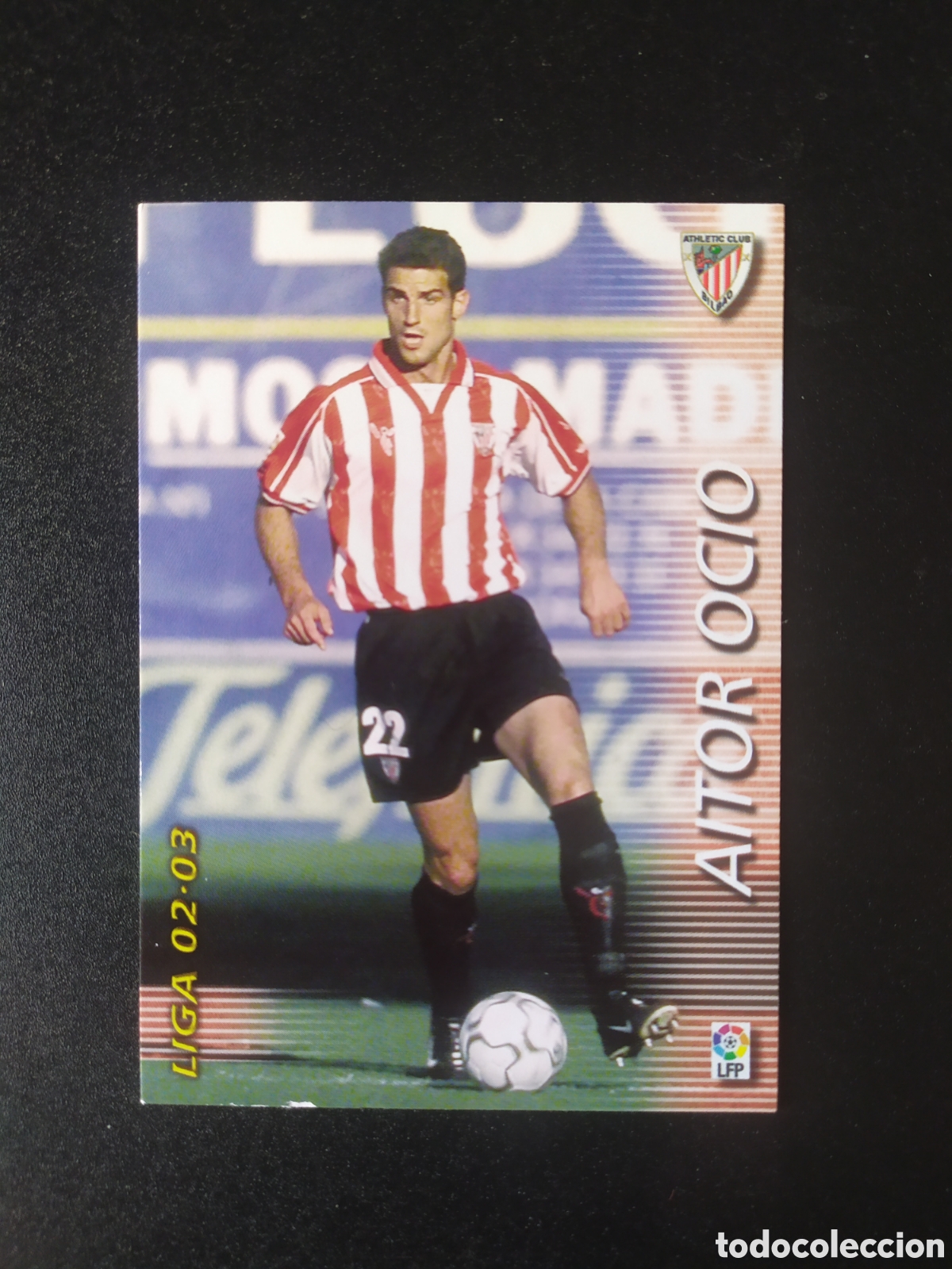 Cromos de F&uacute;tbol: Megafichas 2002 2003 02 03 panini Aitor Ocio n&ordm; 25 Athletic Bilbao megacracks