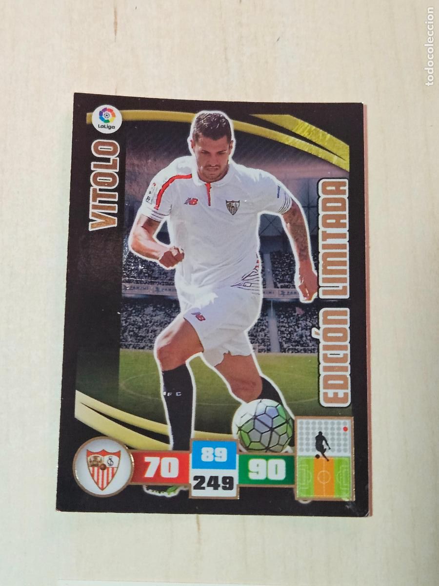 Fu&szlig;ball-Sticker: FICHA VITOLO - ADRENALYN 15 16 - PANINI 2015 - 16 - CROMO - EDICION LIMITADA