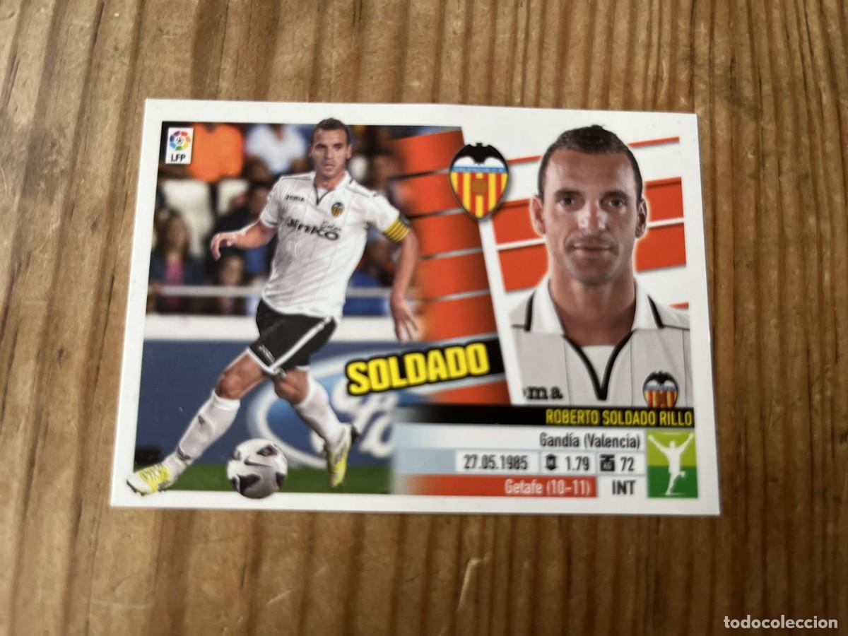 Fu&szlig;ball-Sticker: CROMO SIN PEGAR NUNCA PEGADO ALBUM LIGA ESTE 13 14 2013 2014 VALENCIA # 15 SOLDADO