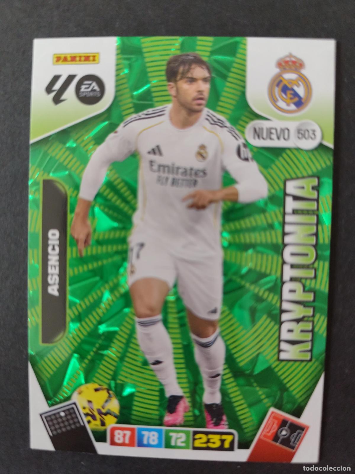Cromos de Futebol: 503 ASENCIO REAL MADRID NUEVO KRYPTONITA ADRENALYN 2025 2026 25 26 PEDIDO M&Iacute;NIMO 2&euro;