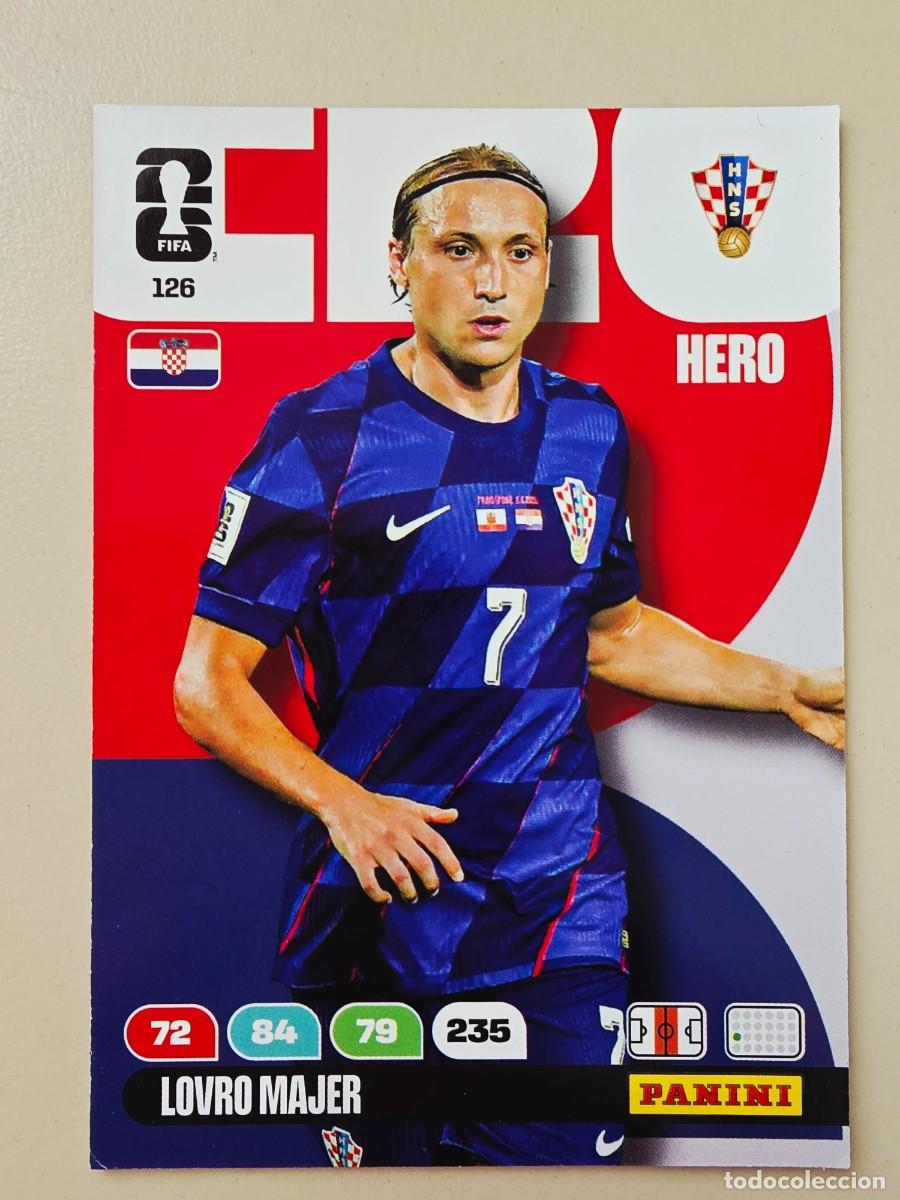 Figurine di Calcio: 126 Lovro Majer, Hero, Croacia, Adrenalyn XL Fifa World Cup 2026 Mundial 26