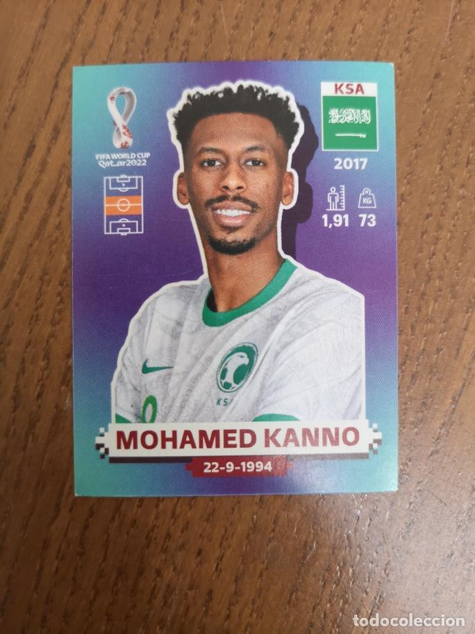 Cromos de F&uacute;tbol: KSA16 MOHAMED KANNO, SELECCION DE ARABIA QATAR 2022