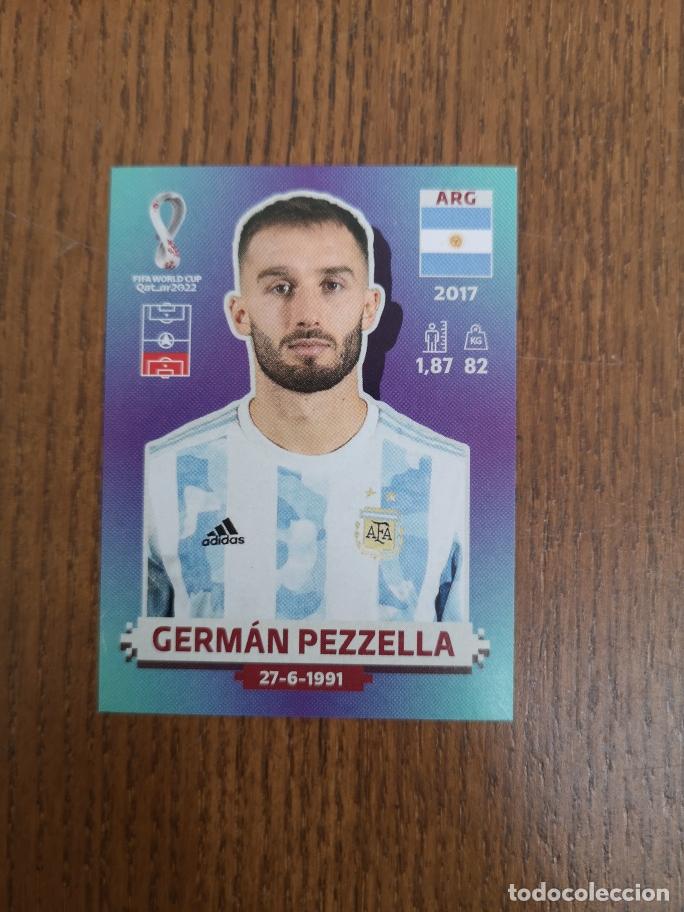 Cartes &agrave; collectionner de Football: ARG8 GERM&Aacute;N PEZZELLA, SELECCION ARGENTINA, QATAR 2022
