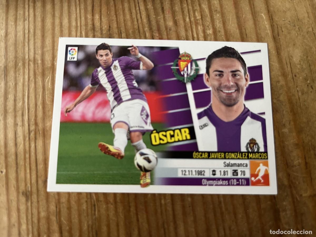 Cromos de Futebol: CROMO SIN PEGAR NUNCA PEGADO ALBUM LIGA ESTE 13 14 2013 2014 VALLADOLID # 13 OSCAR