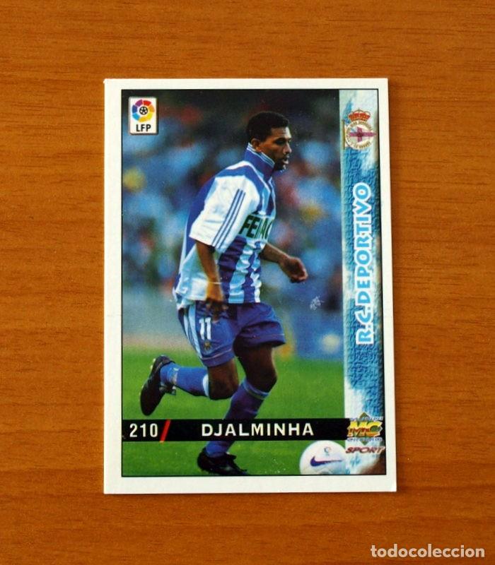 Cromos de F&uacute;tbol: Deportivo La Coru&ntilde;a - N&ordm; 210 Djalminha - Mundicromo Las Fichas de la Liga 1998-1999-98-99