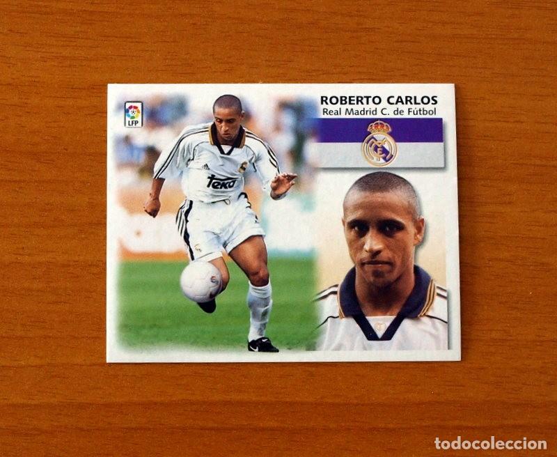 Cromos de F&uacute;tbol: Real Madrid - Roberto Carlos - Ediciones Este Liga 1999-2000, 99-00 - Nunca Pegado