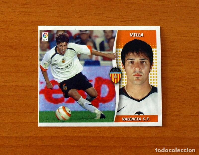 Cromos de F&uacute;tbol: Valencia - Villa - Liga 2006-2007, 06-07 - Ediciones Este - Nunca pegado