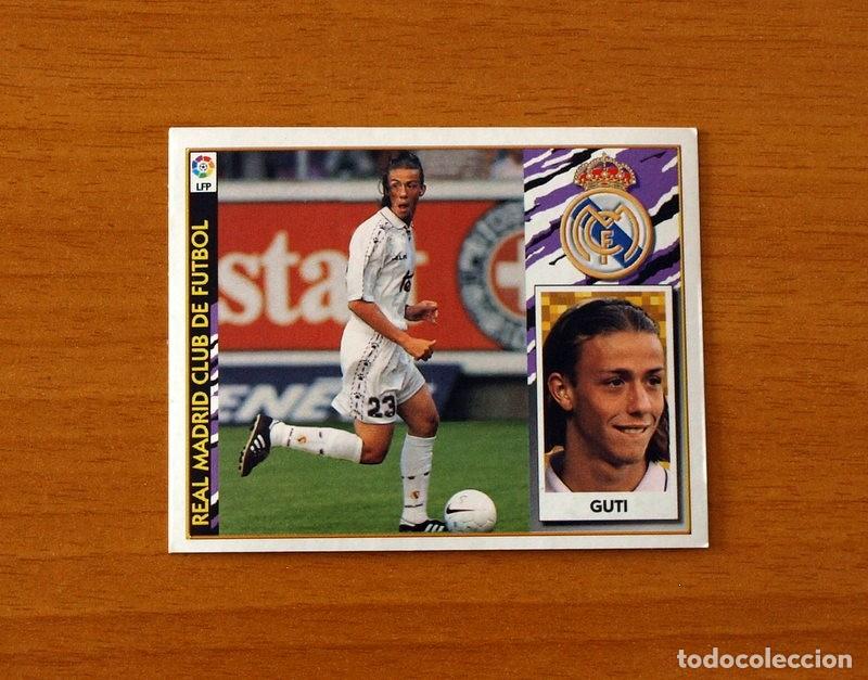 Cromos de F&uacute;tbol: Real Madrid - Guti - Ediciones Este Liga 1997-1998, 97-98 - Nunca Pegado