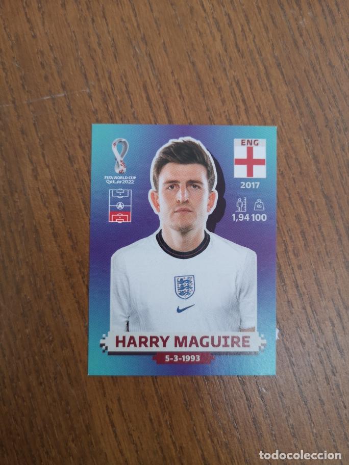 Cromos de F&uacute;tbol: ENG7 HARRY MAGUIRE, SELECCION INGLESA, QATAR 2022