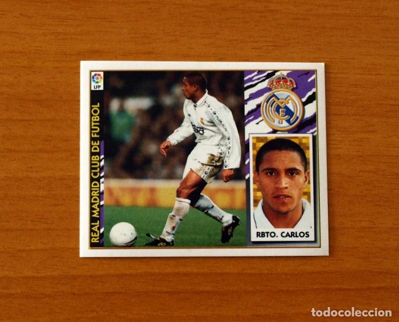 Cromos de F&uacute;tbol: Real Madrid - Roberto Carlos - Ediciones Este Liga 1997-1998, 97-98 - Nunca Pegado
