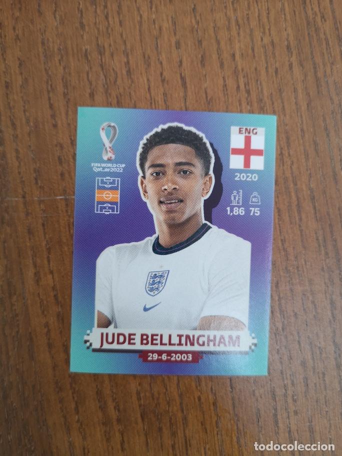 Cromos de F&uacute;tbol: ENG11 JUDE BELLINGHAM, SELECCION INGLESA, QATAR 2022