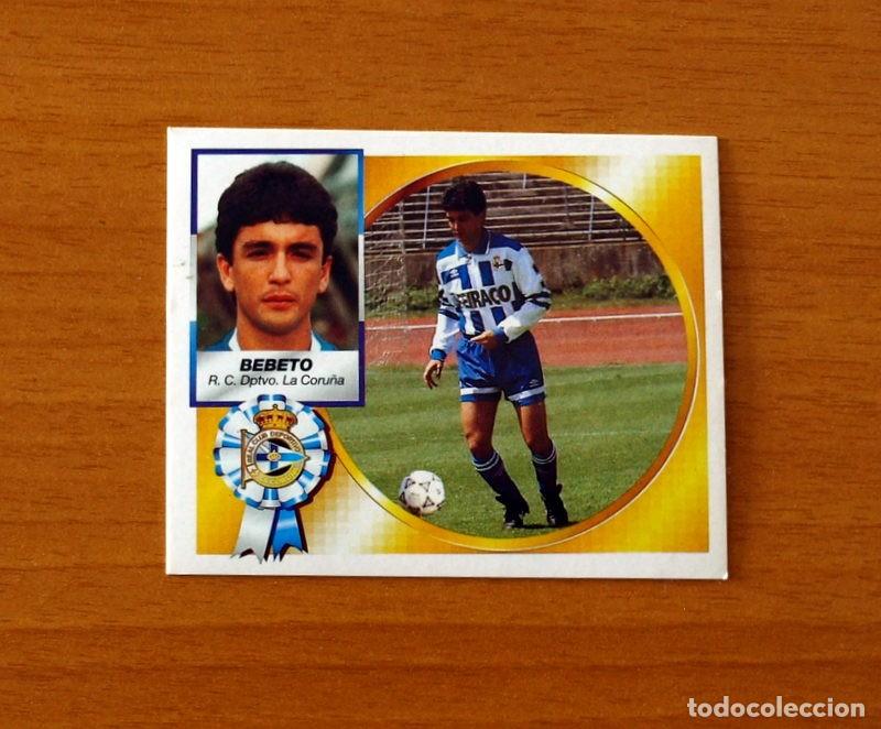 Cromos de F&uacute;tbol: Deportivo La Coru&ntilde;a - Bebeto - Ediciones Este Liga 1994-1995, 94-95 - Nunca Pegado