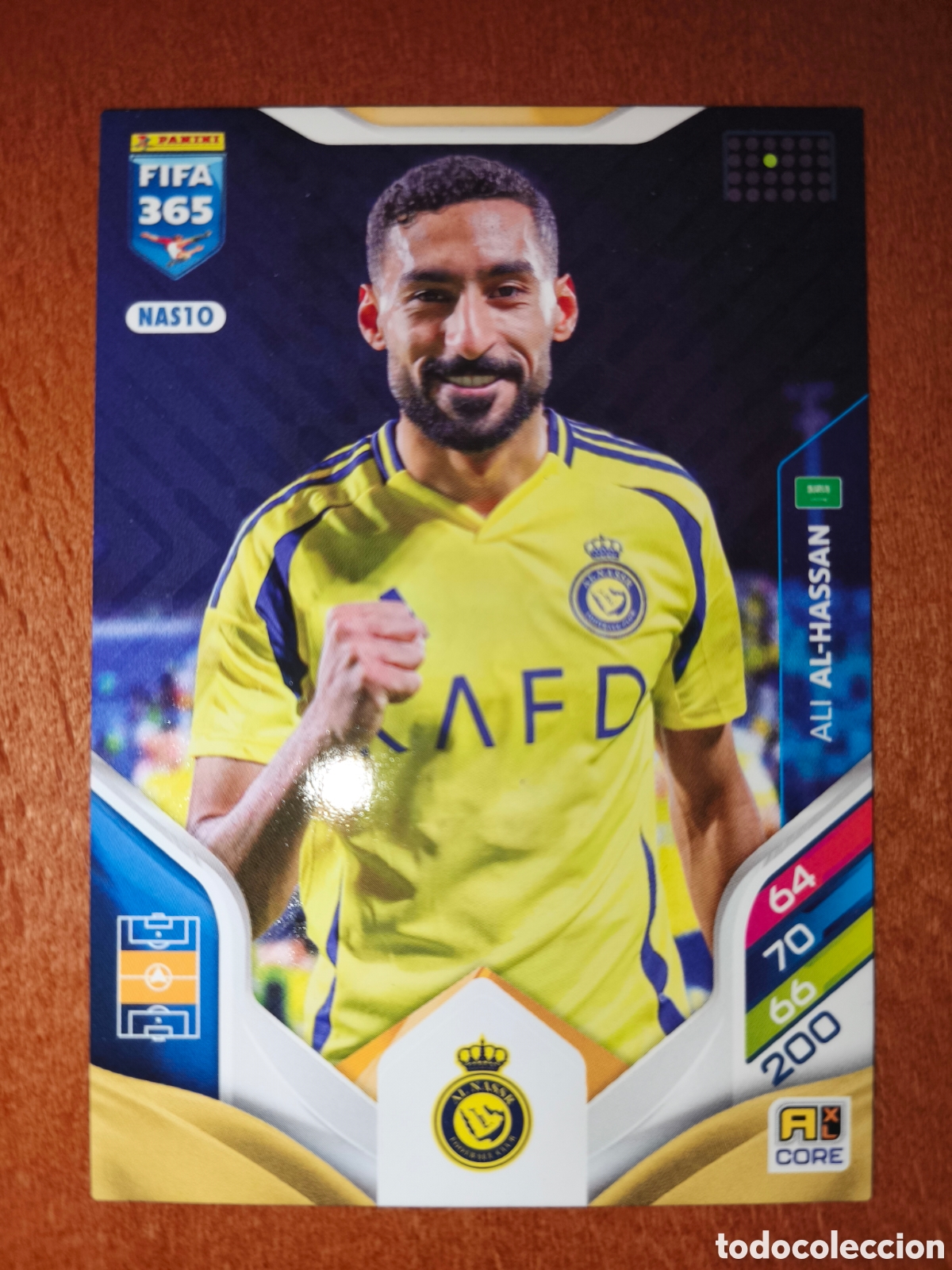 Cromos de F&uacute;tbol: Ali Al-Hassan NAS10 Adrenalyn XL Fifa 365 2026 Al-Nassr
