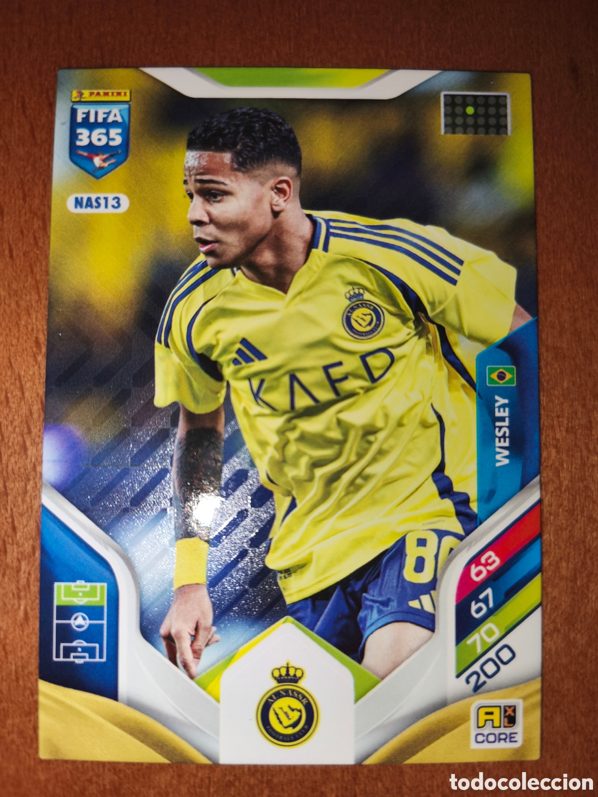 Cromos de F&uacute;tbol: Wesley NAS13 Adrenalyn XL Fifa 365 2026 Al-Nassr