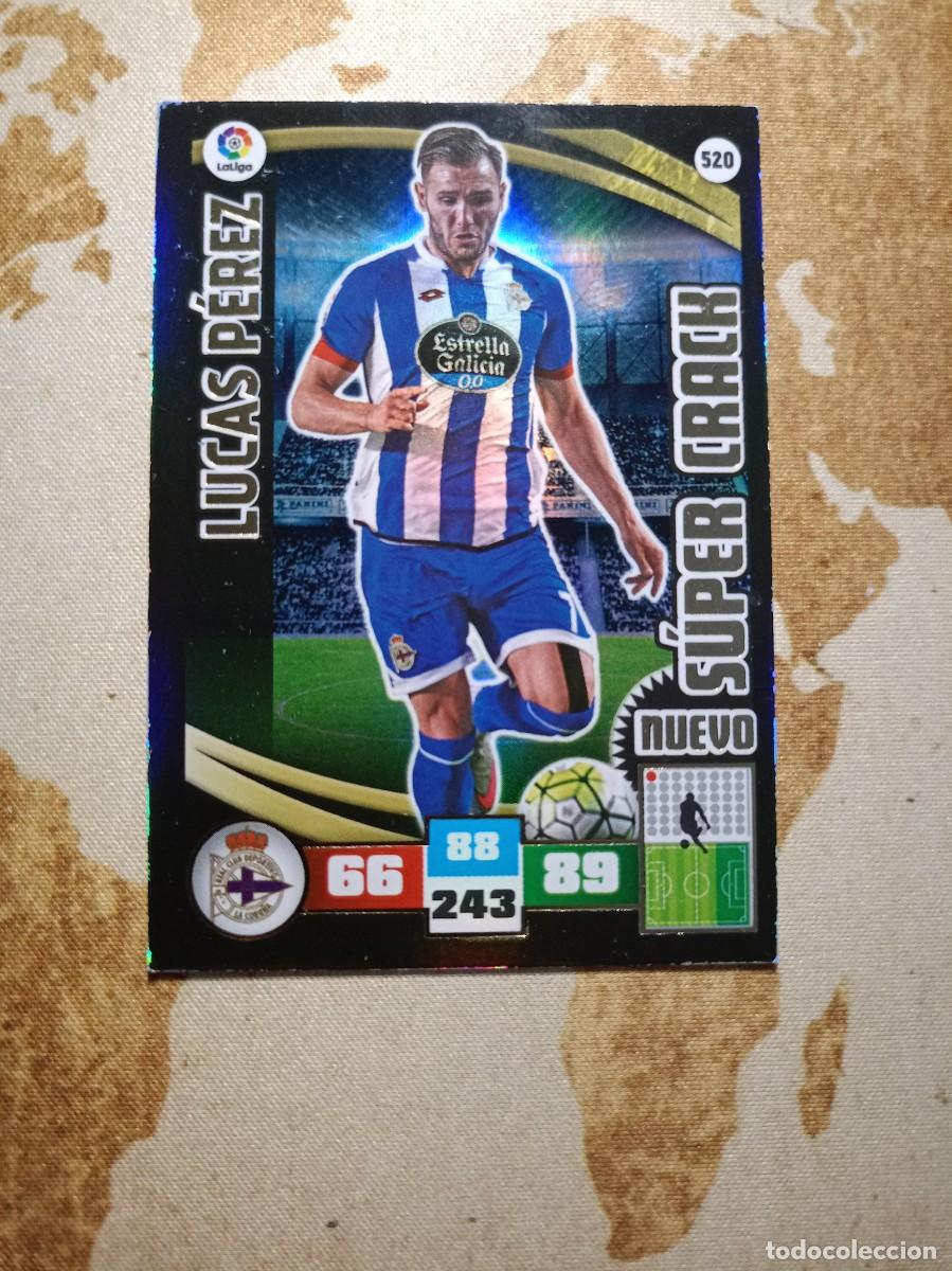 Fu&szlig;ball-Sticker: S&uacute;per Crack 520 LUCAS P&Eacute;REZ Adrenalyn 2015-16