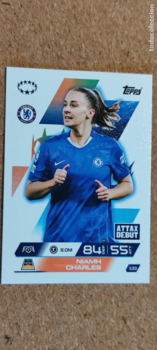 Cromos de F&uacute;tbol: MATCH ATTAX EXTRA 25/26 UCL CARD BASIC CHARLES CHELSEA # 133 TOPPS