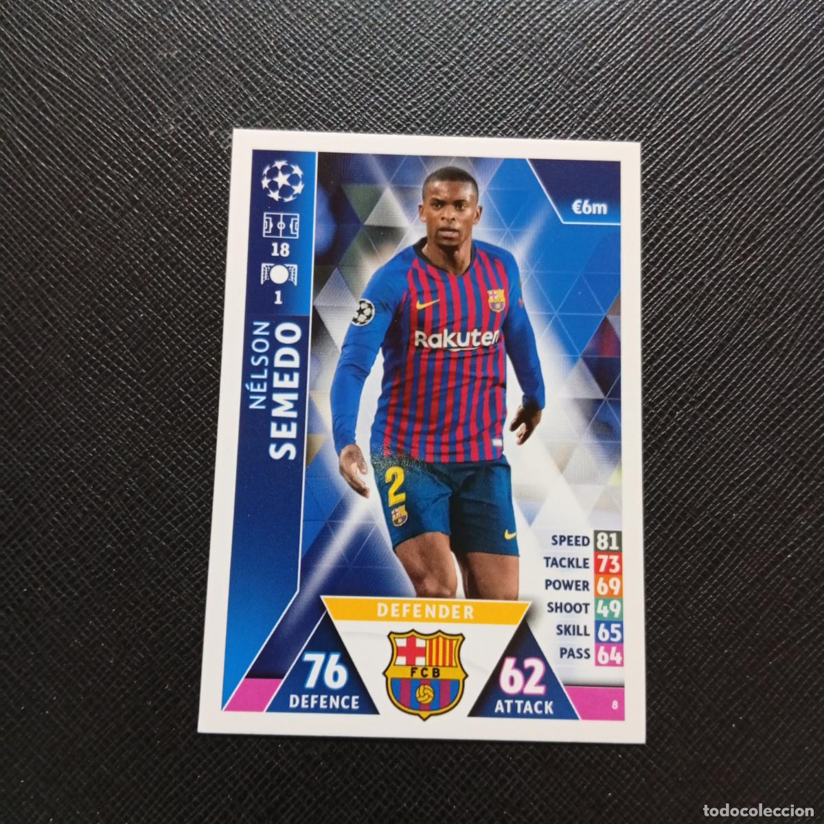 Cromos de f&uacute;tbol: 8 SEMEDO BARCELONA TOPPS MATCH ATTAX 2018 2109 FUTBOL CROMO 18 19 - A34 PG64