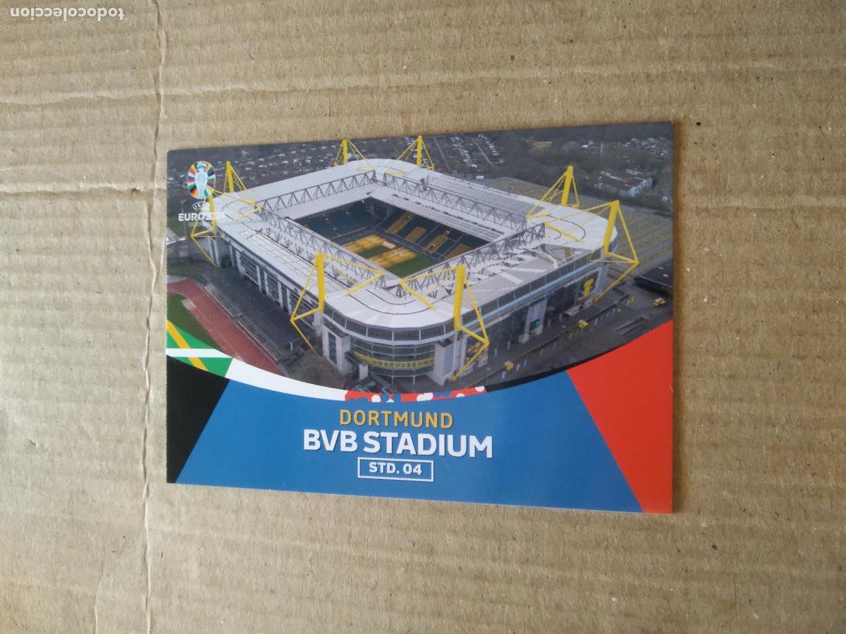 Cromos de F&uacute;tbol: 4 BVB ESTADIO DORTMUND CROMO FUTBOL EURO 2024 EUROCOPA FLASH EDITION