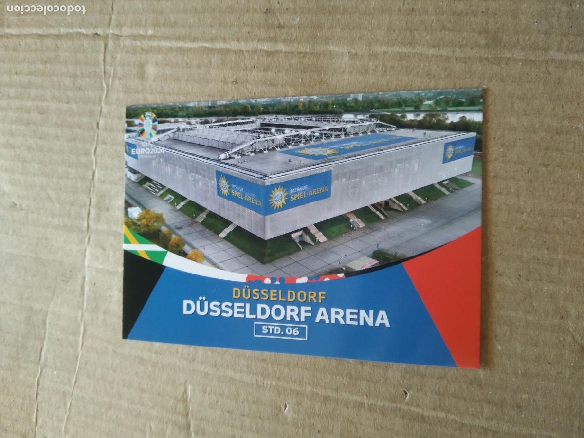 Cromos de F&uacute;tbol: 6 DUSSELDORF ARENA ESTADIO CROMO FUTBOL EURO 2024 EUROCOPA FLASH EDITION