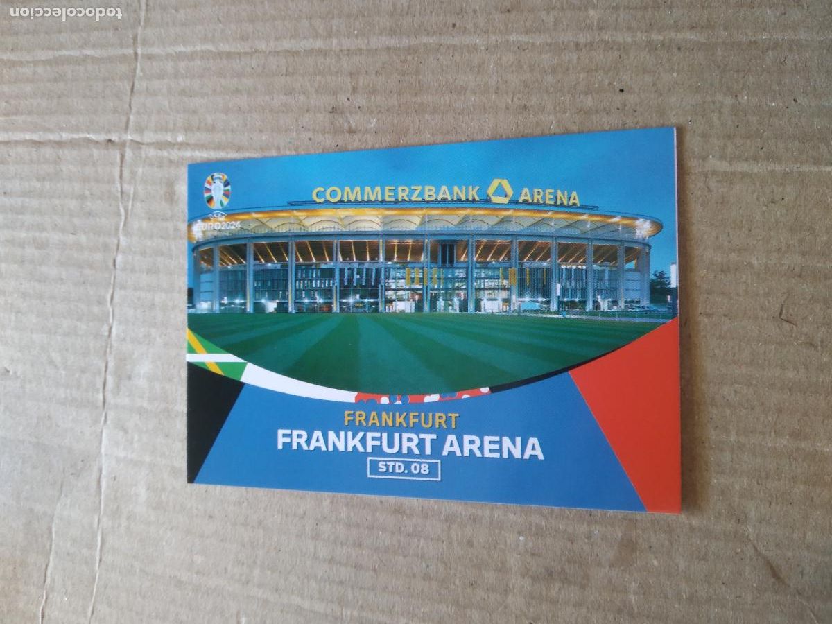 Cromos de F&uacute;tbol: 8 FRANKFURT ARENA ESTADIO CROMO FUTBOL EURO 2024 EUROCOPA FLASH EDITION