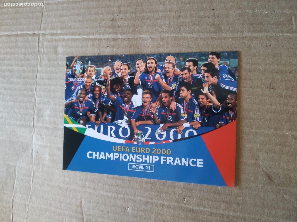 Cromos de F&uacute;tbol: 11 EURO 2000 CAMPEON FRANCIA CROMO FUTBOL EURO 2024 EUROCOPA FLASH EDITION