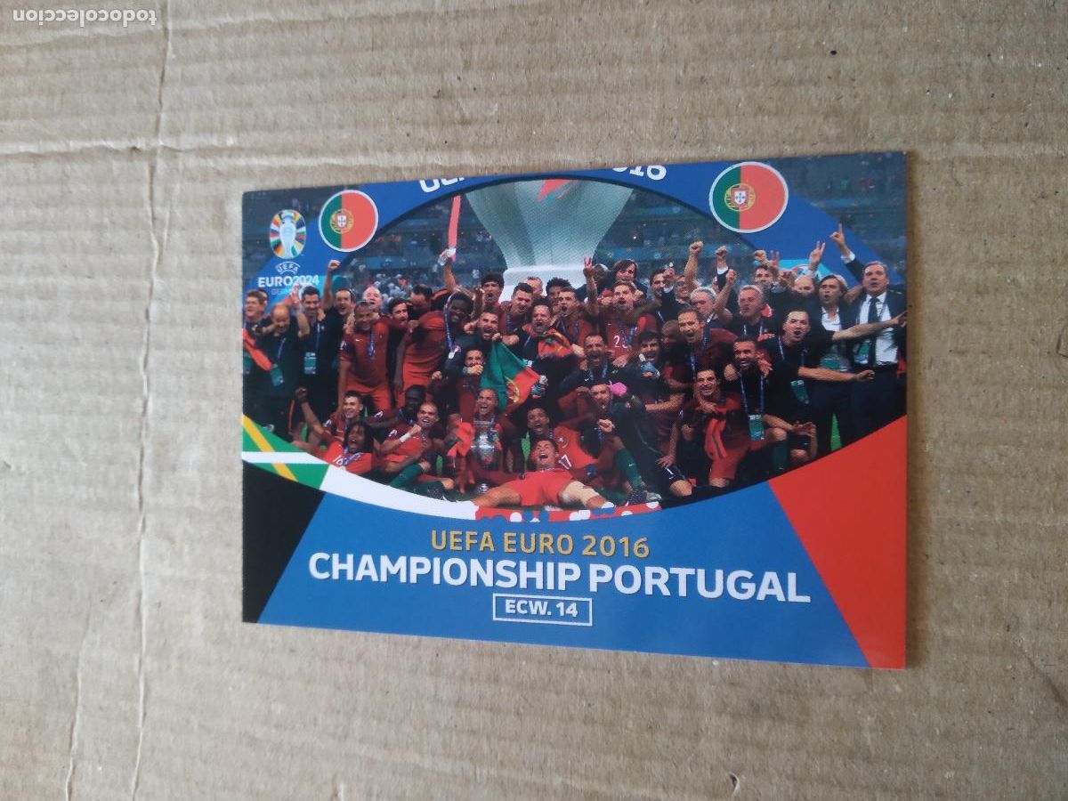 Cromos de F&uacute;tbol: 14 EURO 2016 CAMPEON PORTUGAL CROMO FUTBOL EURO 2024 EUROCOPA FLASH EDITION