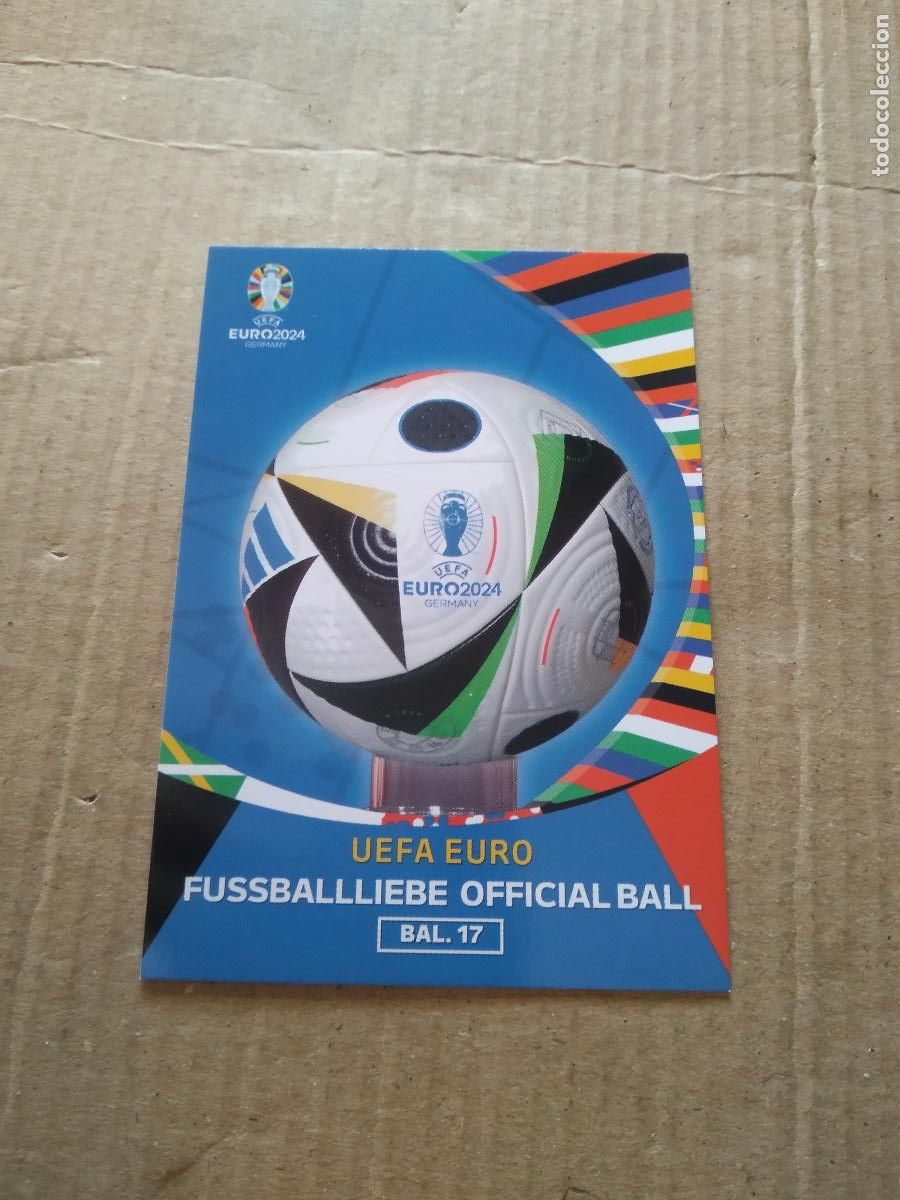 Cromos de F&uacute;tbol: 17 BALON PELOTA CROMO FUTBOL EURO 2024 EUROCOPA FLASH EDITION