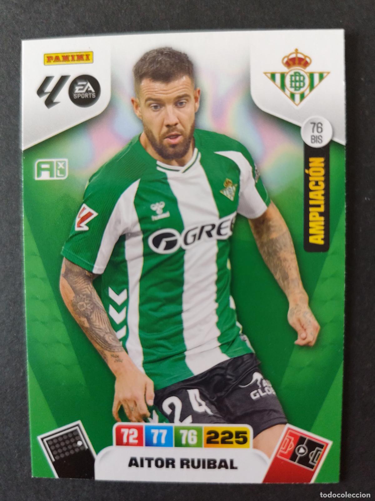 Cartes &agrave; collectionner de Football: 76 BIS AITOR RUIBAL BETIS AMPLIACI&Oacute;N ACTUALIZACI&Oacute;N ADRENALYN 2025 2026 25 26 PEDIDO M&Iacute;NIMO 2&euro;