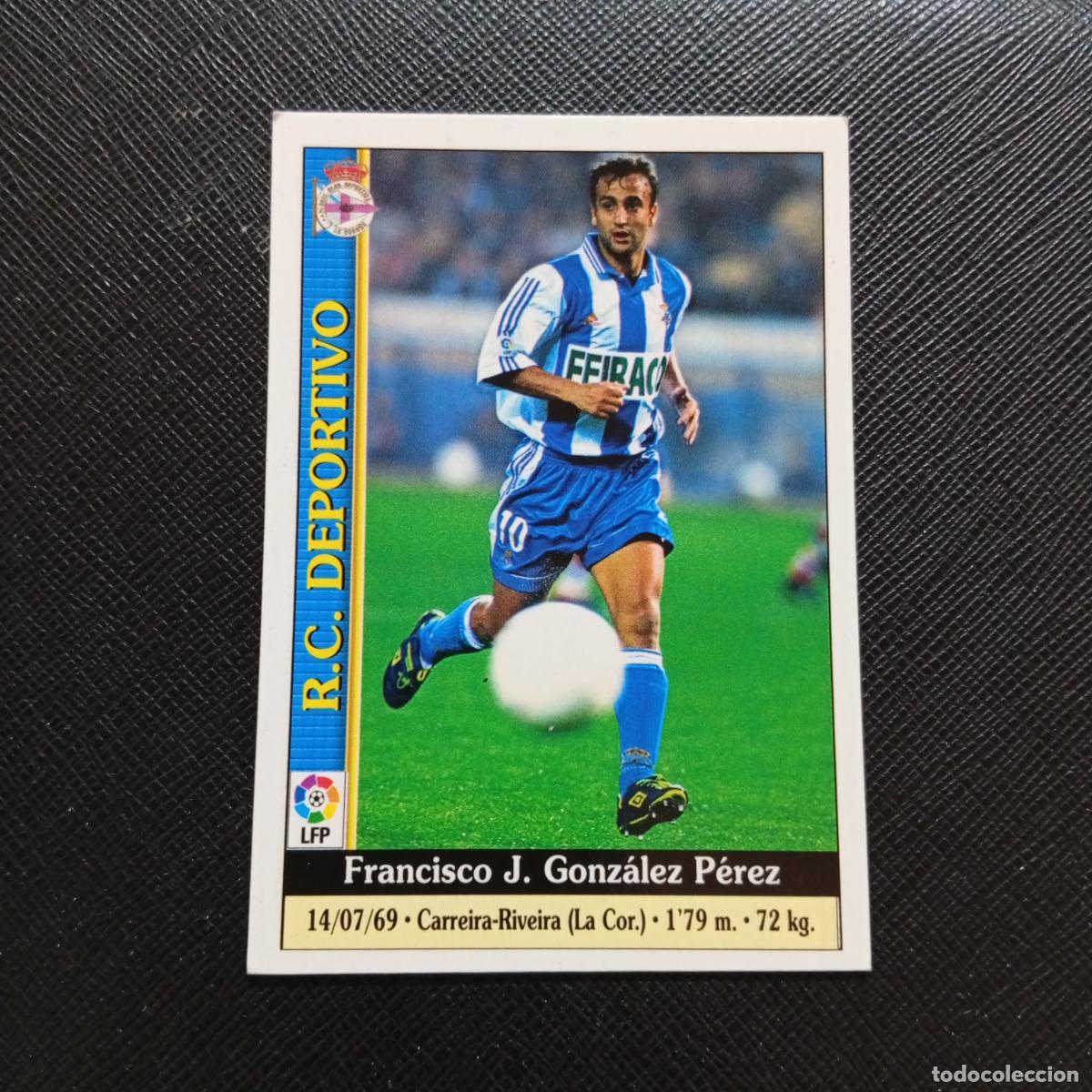Cromos de F&uacute;tbol: 101 FRAN DEPORTIVO MUNDICROMO 1999 2000 CROMO LIGA 99 00 FUTBOL - A34 PG289