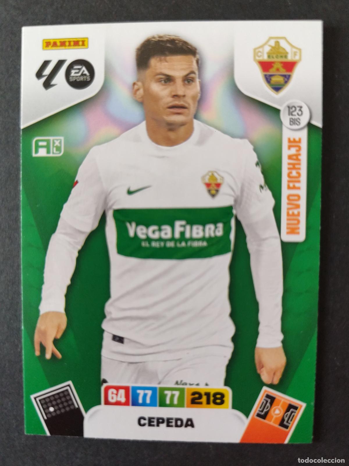 Cromos de F&uacute;tbol: 123 BIS CEPEDA ELCHE NUEVO FICHAJE ACTUALIZACI&Oacute;N ADRENALYN 2025 2026 25 26 PEDIDO M&Iacute;NIMO 2&euro;