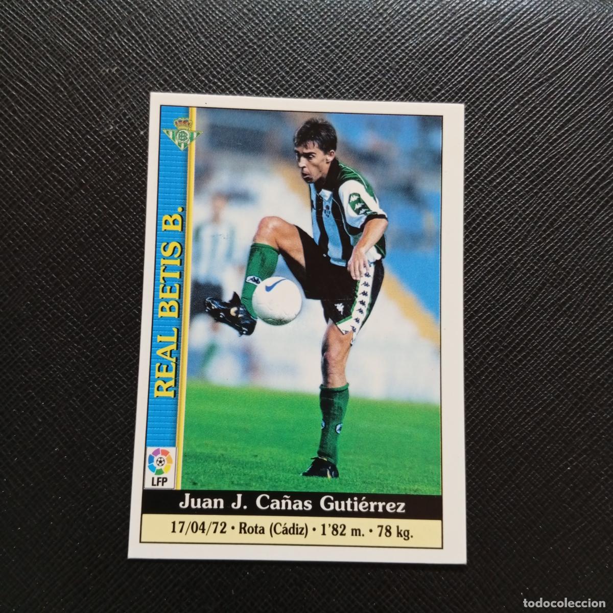 Cromos de F&uacute;tbol: 187 CA&Ntilde;AS REAL BETIS MUNDICROMO 1999 2000 CROMO LIGA 99 00 FUTBOL - A34 PG307