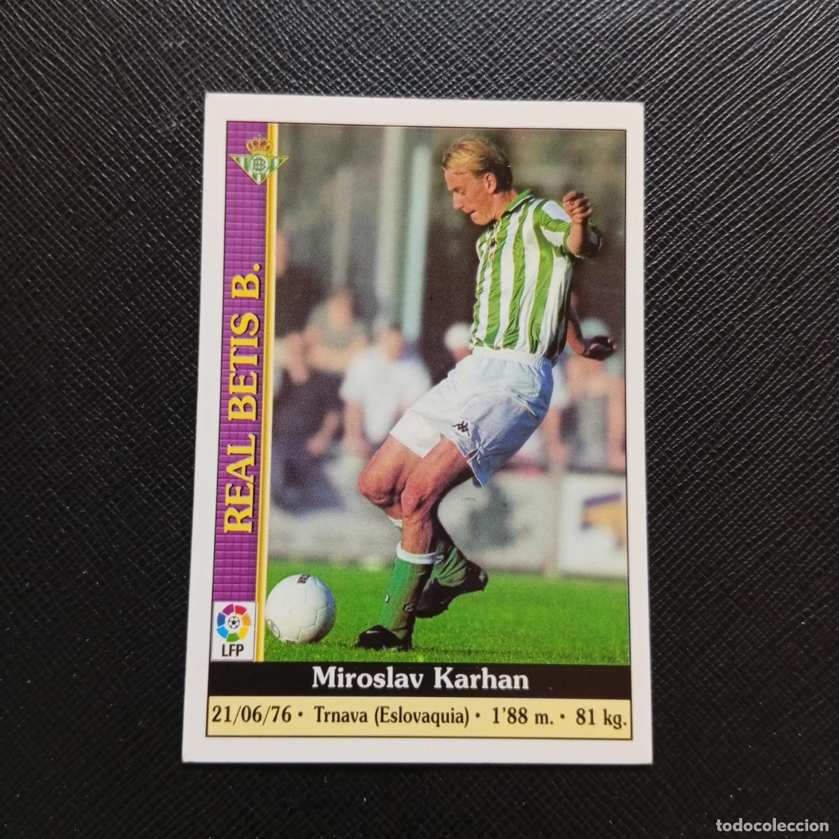 Cromos de F&uacute;tbol: 475 KARHAN REAL BETIS MUNDICROMO 1999 2000 CROMO LIGA 99 00 FUTBOL - A34 PG307