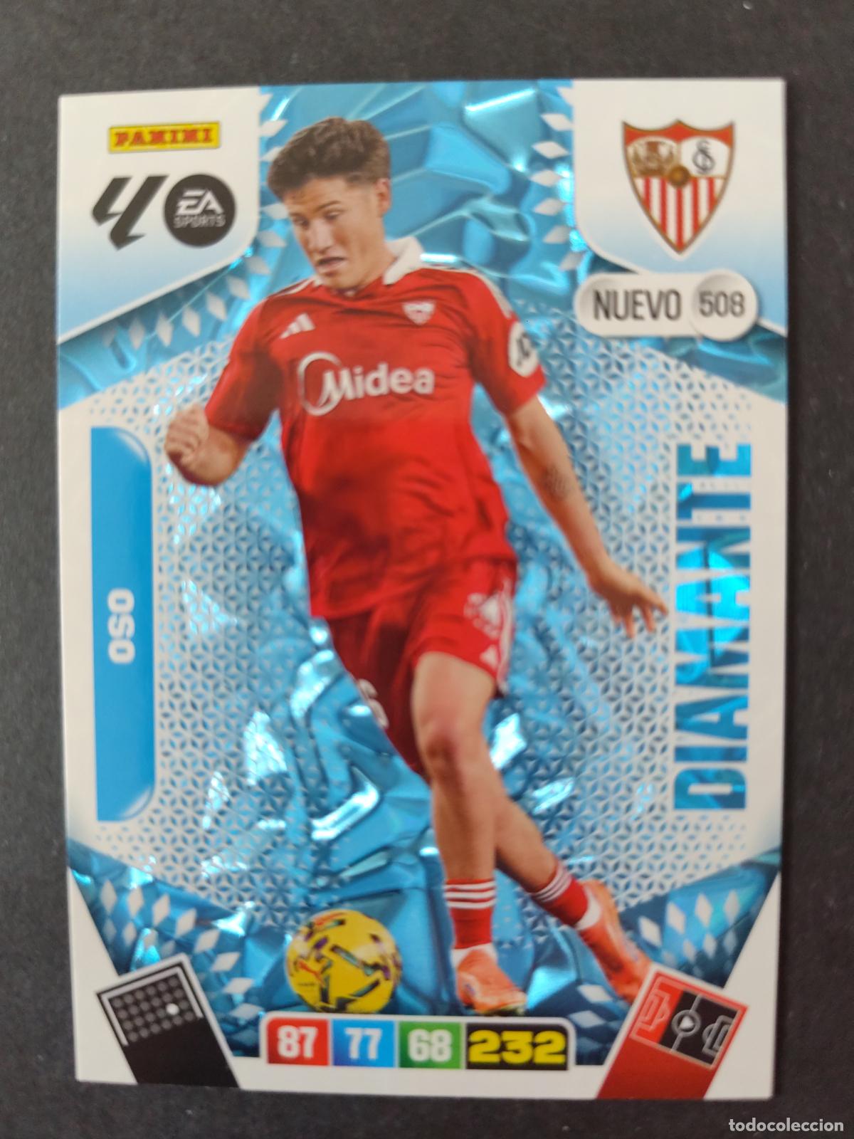 Cromos de Futebol: 508 OSO SEVILLA NUEVO DIAMANTE ADRENALYN 2025 2026 25 26 PEDIDO M&Iacute;NIMO 2&euro;