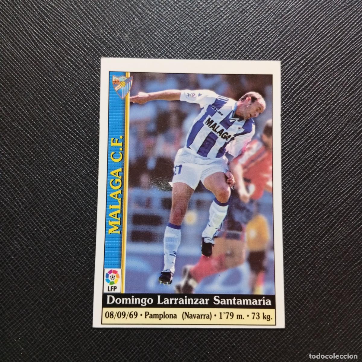 Cromos de F&uacute;tbol: 295 LARRAINZAR MALAGA MUNDICROMO 1999 2000 CROMO LIGA 99 00 FUTBOL - A34 PG406