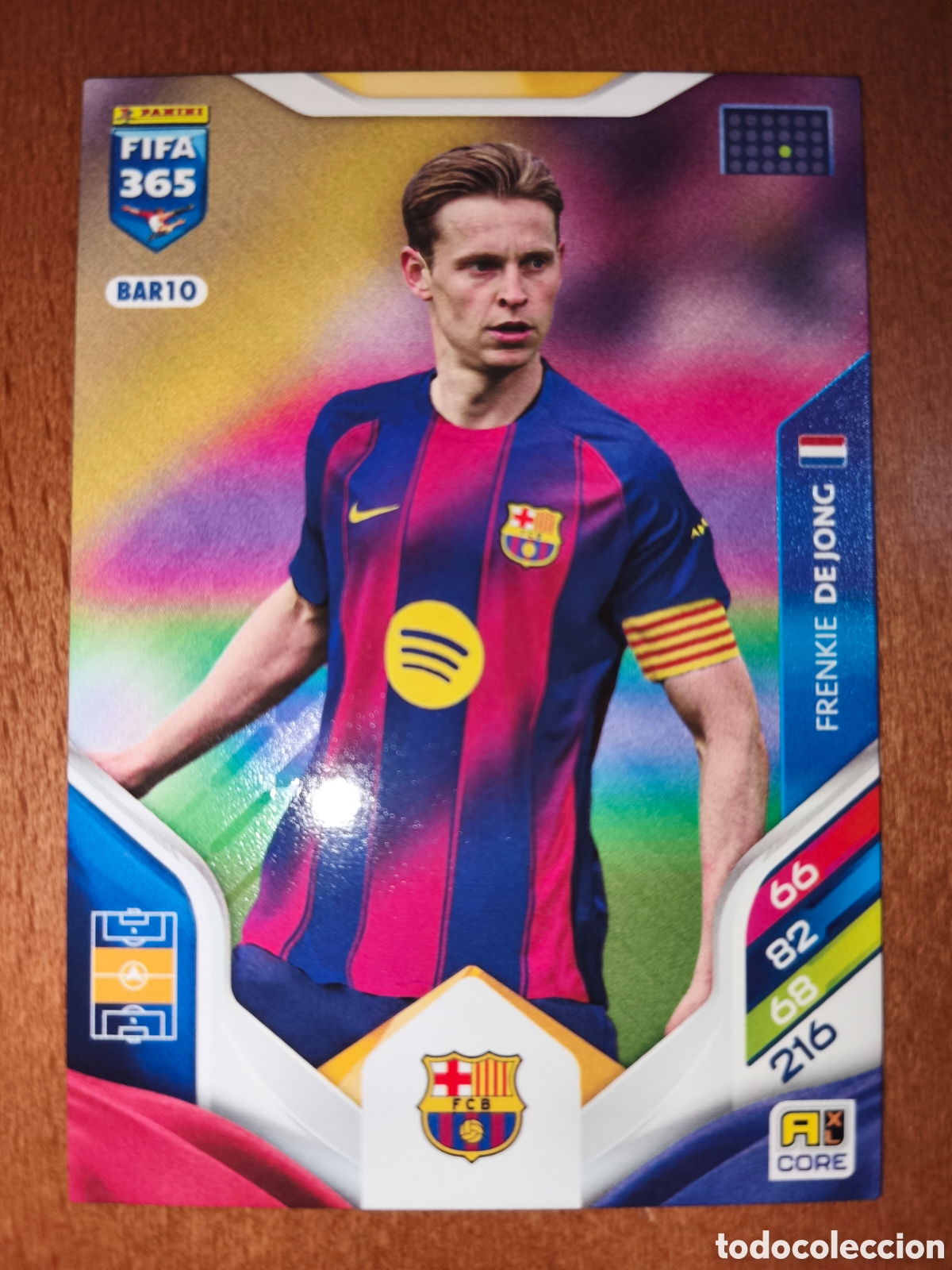 Cromos de F&uacute;tbol: Frenkie De Jong BAR10 Adrenalyn XL Fifa 365 2026 Barcelona