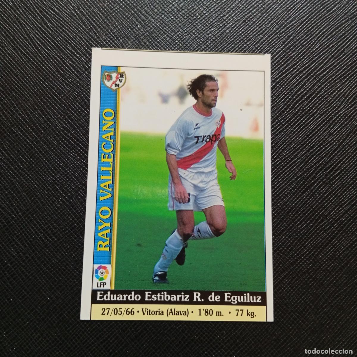 Cromos de F&uacute;tbol: 349 ESTIBARIZ RAYO VALLECANO MUNDICROMO 1999 2000 CROMO LIGA 99 00 FUTBOL - A34 PG415