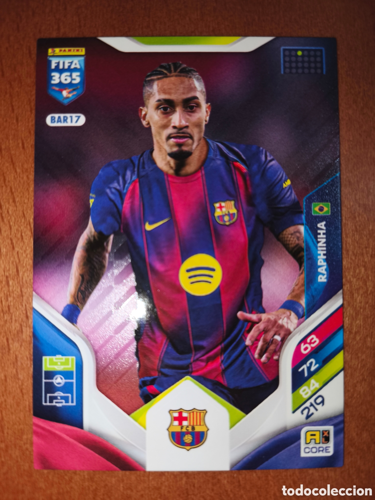 Cromos de F&uacute;tbol: Raphinha BAR17 Adrenalyn XL Fifa 2026 Barcelona