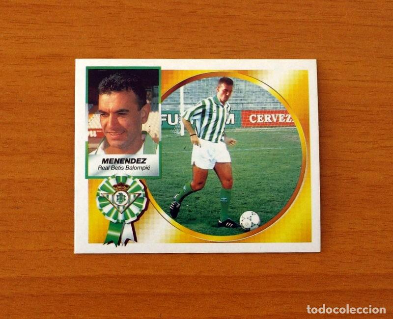 Cromos de F&uacute;tbol: Real Betis - Men&eacute;ndez - Ediciones Este Liga 1994-1995, 94-95 - Nunca pegado