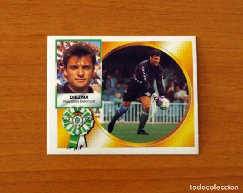 Cromos de F&uacute;tbol: Real Betis - Diezma - Ediciones Este Liga 1994-1995, 94-95 - Nunca Pegado