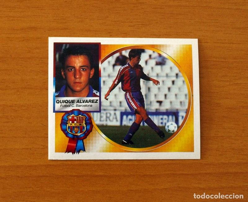 Cromos de F&uacute;tbol: Futbol Club Barcelona - Quique &Aacute;lvarez - COLOCA -Ediciones Este Liga 1994-1995, 94-95 - Nunca pegado
