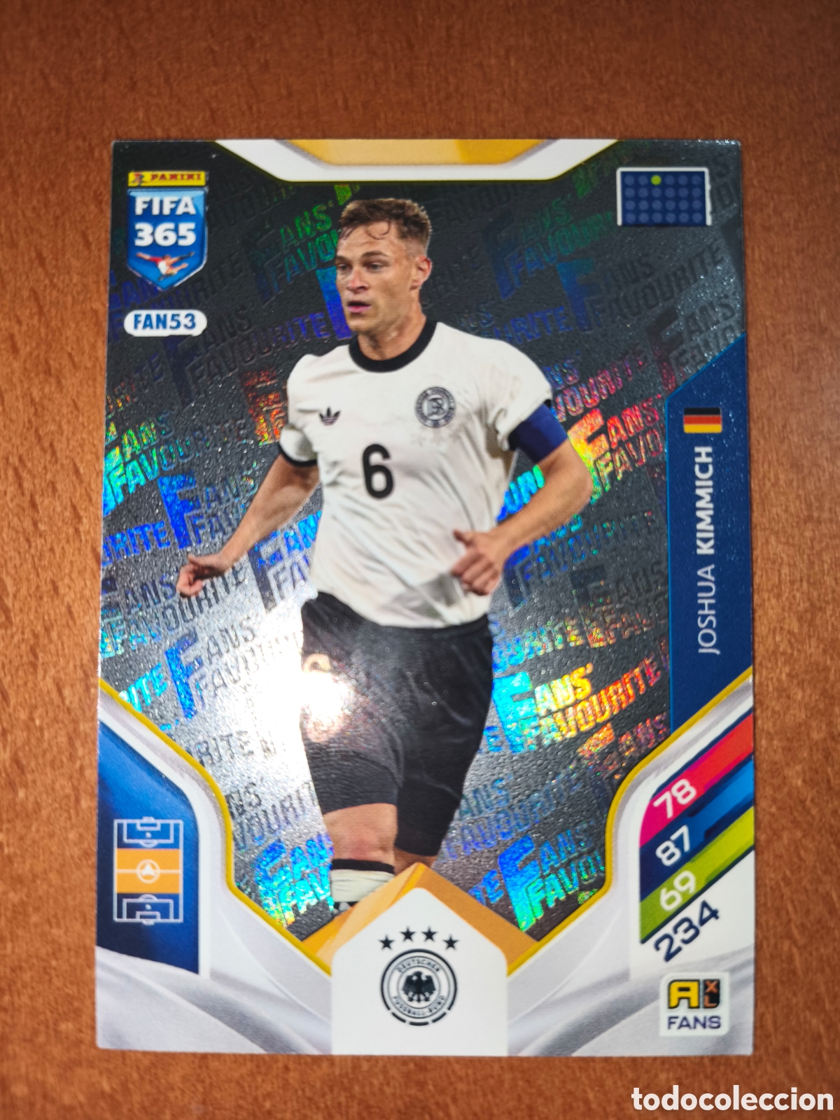 Cromos de F&uacute;tbol: Joshua Kimmich FAN53 Adrenalyn XL Fifa 365 2026 Alemania