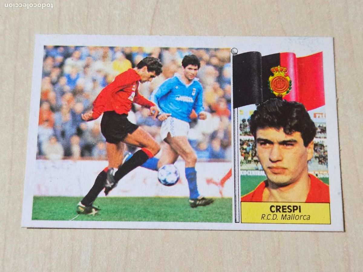 Cromos de F&uacute;tbol: EDICIONES ESTE 86 87 - CRESPI - CROMO RECUPERADO - MALLORCA