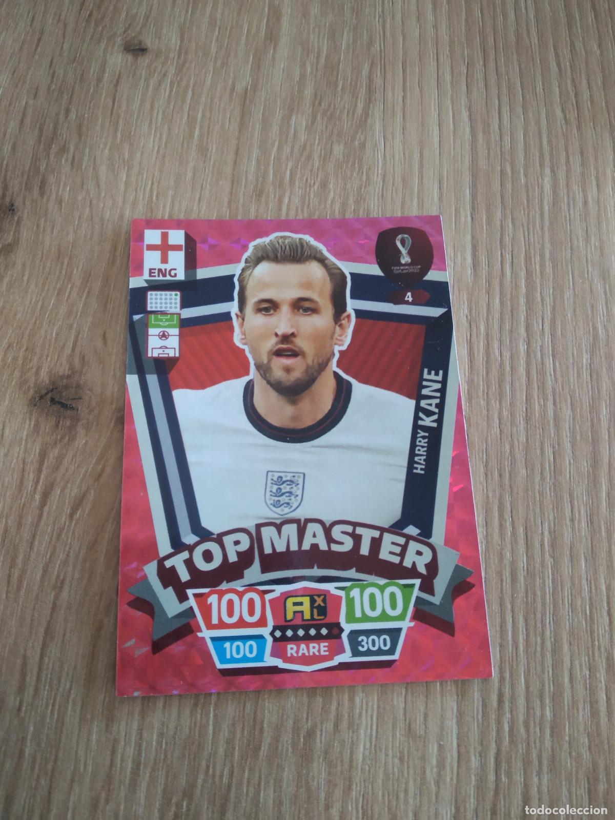 Cromos de Futebol: 4 KANE INGLATERRA TOP MASTER CROMO FUTBOL PANINI MUNDIAL 2022 ADRENALYN WORLD CUP COPA MUNDO