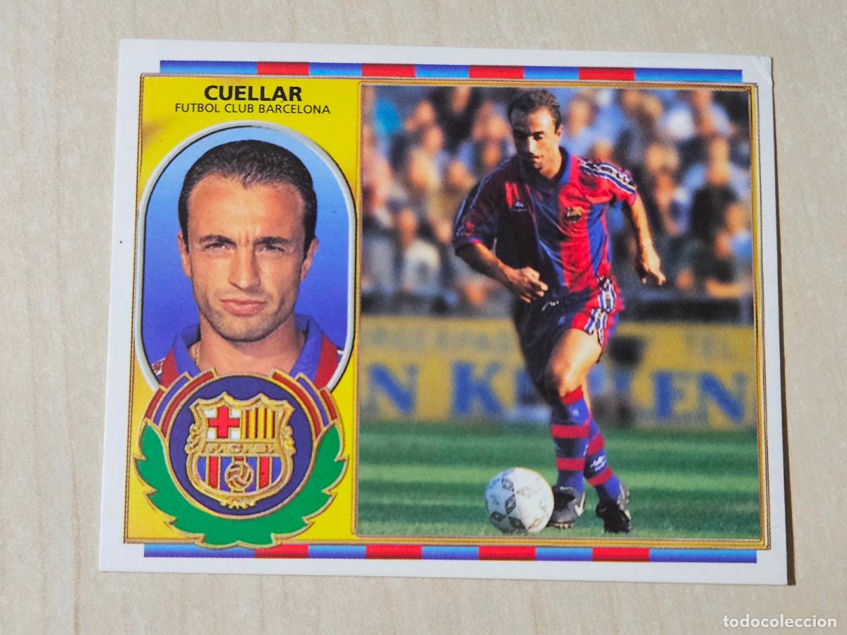 Football Stickers: CROMO CUELLAR - ESTE 1996 97 - 96 97 - CROMO SIN PEGAR - BARCELONA