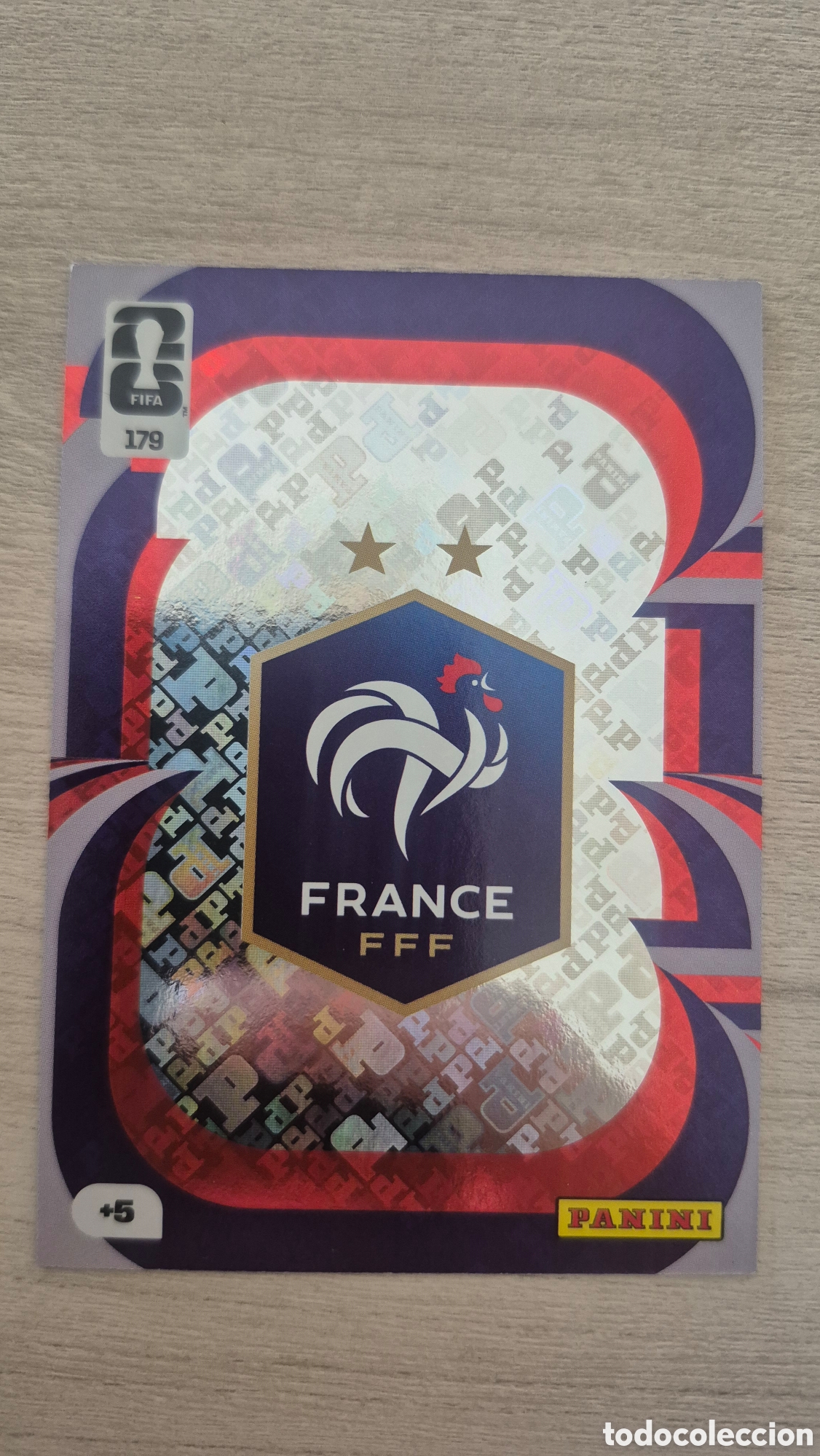 Cromos de F&uacute;tbol: N&deg;179 Escudo Francia Adrenalyn FIFA World Cup 2026