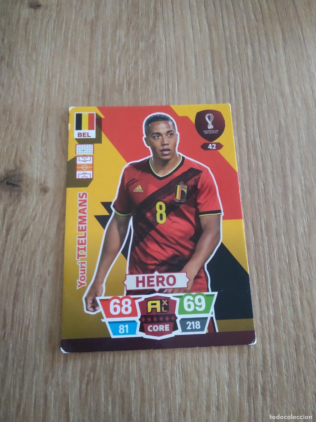 Football Stickers: 42 TIELEMANS BELGICA CROMO FUTBOL PANINI MUNDIAL 2022 ADRENALYN WORLD CUP COPA MUNDO